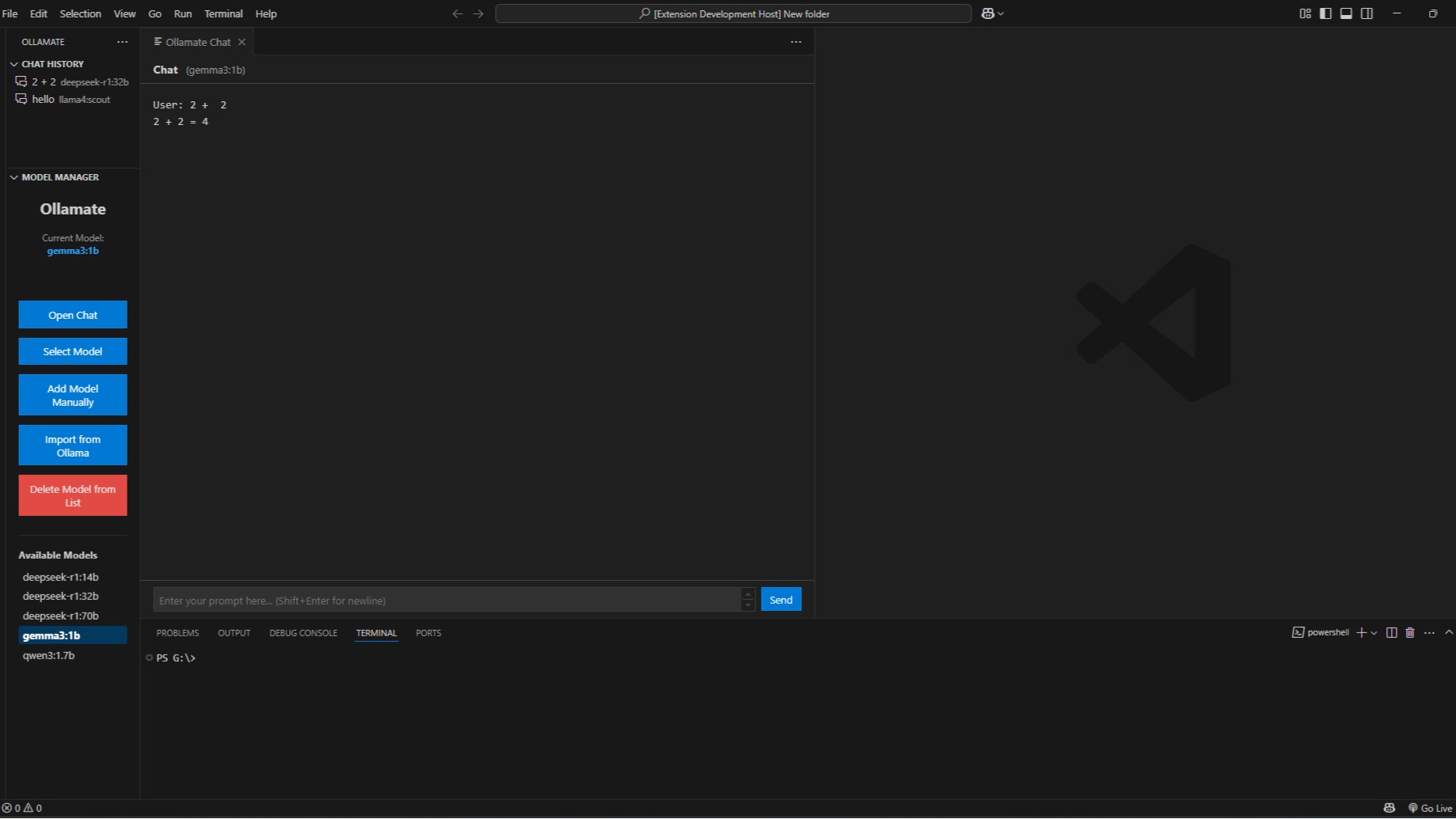 Ollamate Screenshot